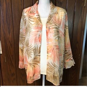 ALFRED DUNNER-TWO FOR ONE LAYERED TOP. EUC 💕